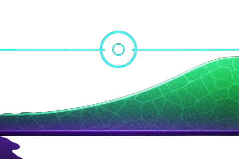 Limbo-Multiplikator-Graph mit leuchtender Ziellinie und steigendem gr&uuml;nen Balken bei Rainbet